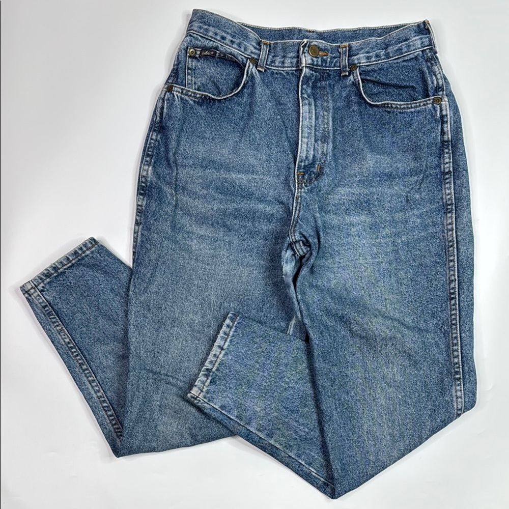 Vintage CHIC Denim Straight leg Jeans Size 14 Petite 30x29